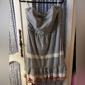 Zehavale Striped Black and White Women's Dress
